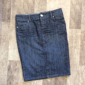 Anthropologie Level 99 Denim Skirt Size 26